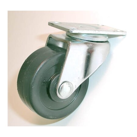 4 In. Swivel Plate Industrial Caster 255 Lbs Load Rating